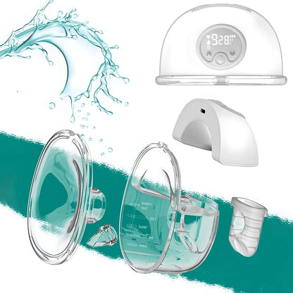 Soft Silicone Integrated Collector Wearable Breast Pump Rechargeable Portable Smart Electric Pump