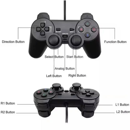 USB Wired Controller Gamepad Joystick for WinXP/Win7/Win8/Win10 Gamepad Gaming Controller for PC Computer Laptop