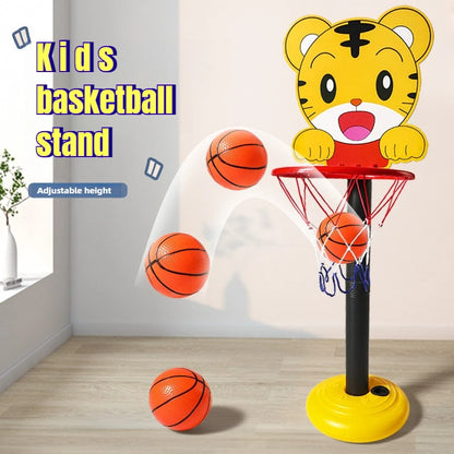Kids Adjustable Height for Youngsters' Basketball Hoop Set with Durable Ball & Pump - Indoor/Outdoor Sport Play, Gift Birthday