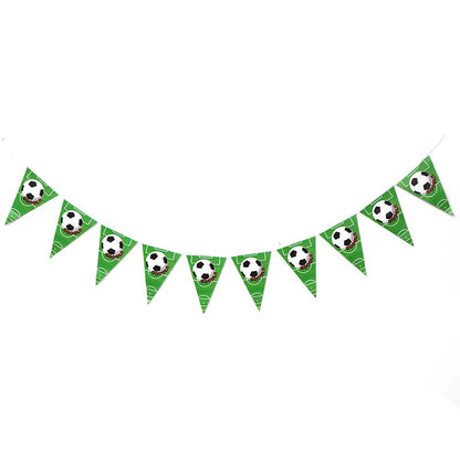 Soccer Ball Cake Topper Decorations Cupcakes Toppers Happy Birthday Sign Decor Football Theme Boy Girl Birthday Party Supplies