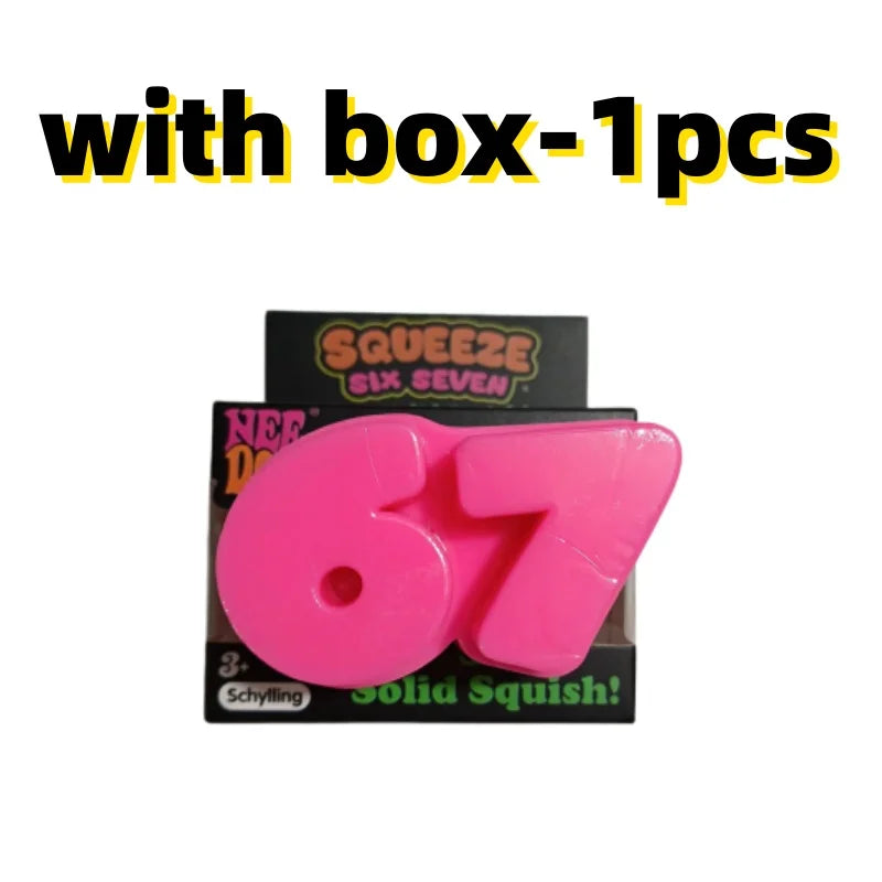 Nice Cube Nee Doh Squishy Squeeze Toy, Portable Stress Relief Sensory Fidget, Great for Kids & Adults with ADHD