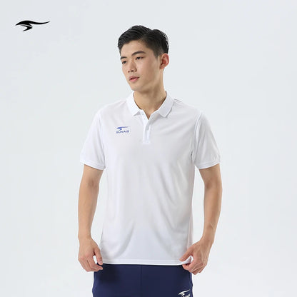 SUNAIS Men's Quick Dry Polo Shirt Breathable Football Training Short Sleeve T-shirt Outdoor Daily Casual Tops 730613