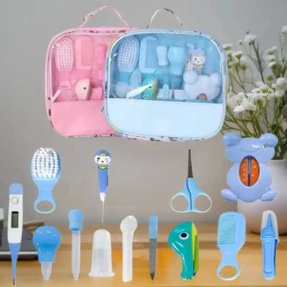 13pcs Comb Grooming Baby Care Kit Baby Portable Tool Grooming Nail Care Set