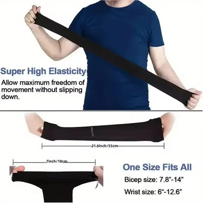 3Pairs Breathable Sun Protection Sleeves UV Protective Gear for Outdoor Adventures Sports And Driving