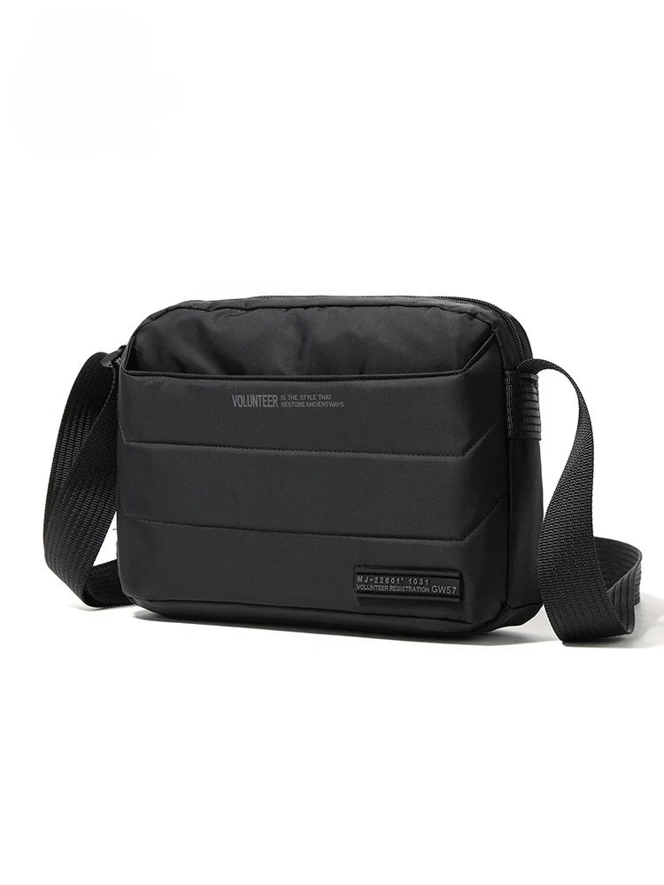 VOLUNTEER Crossbody Bag Men Casual Oxford Cloth Waterproof Phone Bag Man Fashion Commuter Adjustable Shoulder Bags Male 1713-13