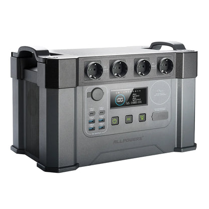 ALLPOWERS S2000 PRO Portable Solar Generator 2400W Emergency Backup High Power Supply for Outdoor Camping Home Use Emergency RV