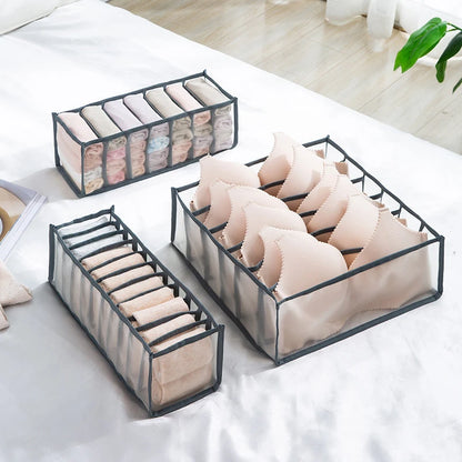 Closet Organizer For Underwear Socks Home Cabinet Divider Storage Box Drawer Organizers Bra Socks Storage Organizer Box