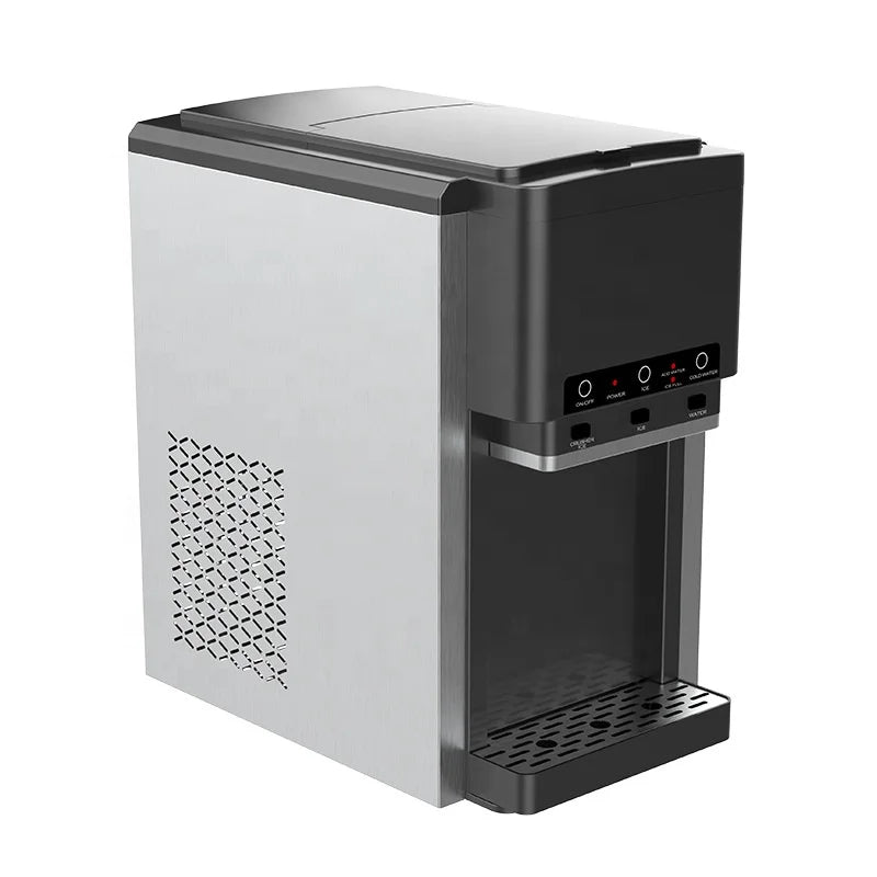 6.0L 20KG/Day Factory Wholesale Ice Maker Machine 3 in 1 with Crusher Bullet Ice for Home Kitchen