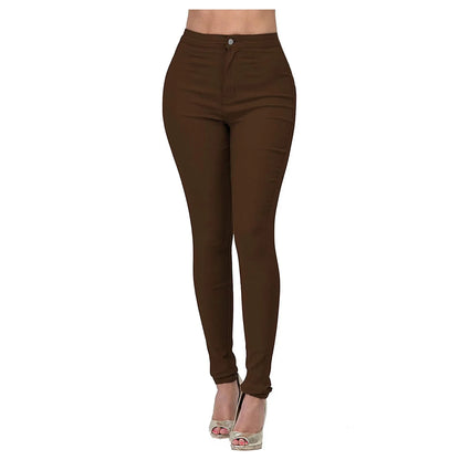 2025 New 7 Colors High Waist Slim Fit Jeans For Women Fashion Stretch Skinny Denim Pencil Pants Casual Female Trousers S-2XL