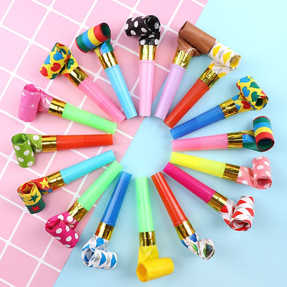 30 Pieces Per Pack Children's Games Whistling Birthday Supplies Fun Parties Loot Bags Fillers Noise Generators Prank Toys