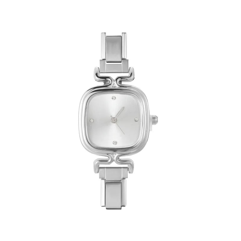 1PC High Quality Men Women's Stainless Steel Round Simple Watch Bracelet Bangle For Friend Wife Birthday Gift DIY Jewelry