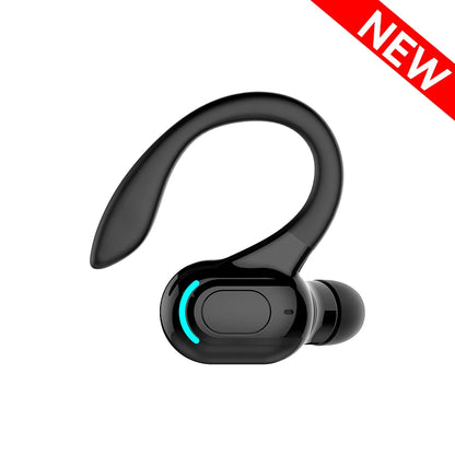 Bluetooth 5.2 Earphone Waterproof Wireless Headphones with Mic Mini Ear Hooks HiFi Stereo Music Earbuds for Phone