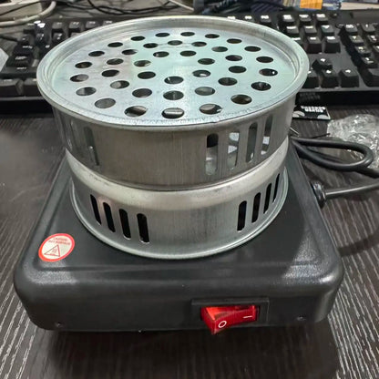 Electric Hookah Charcoal Burner Stove 500W/1000W Shisha Nargile Coal Starter Heater with Handle for BBQ&Smoking