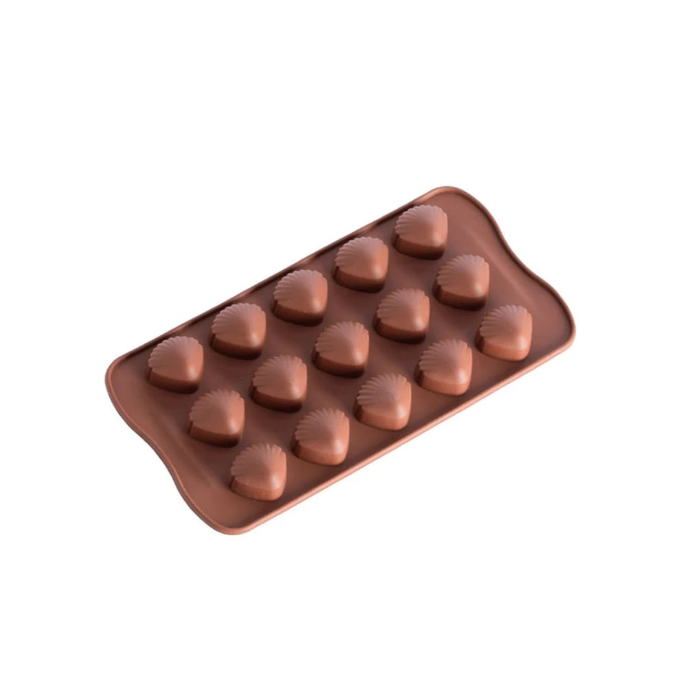 1PC Silicone 15 Hole Chocolate Mold Creative Jelly Christmas Candy Mold Cake Mold Ice Grid Baking Utensils