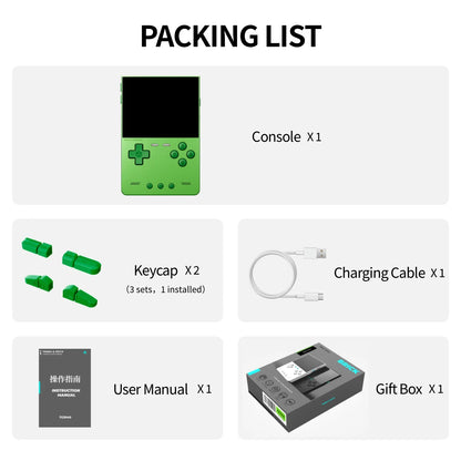 TRIMUI Brick Hammer Portable Handheld Game Player CNC Full Metal 3.2'' IPS Screen Retro Games Linux System Video Gaming Device