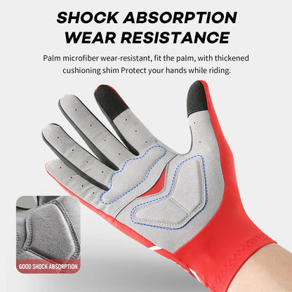 Vilico Professional Outdoor Cycling Gloves With Sensitive Touch Screen Shock Absorption Anti Slip Wear-resistant Riding Gloves