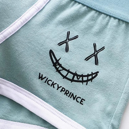 1/3/4 Pcs Mens Underwear Cotton Men Boxer Panties U-convex Man Breathable Underpants Sexy Comfort Male Boy Smiling Face Boxers