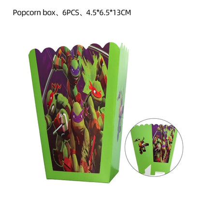 Cartoon Turtles Birthday Party Decorations Tableware Tablecloth Cup Plate Bag Napkins Balloon Baby Shower Turtles Party Favors