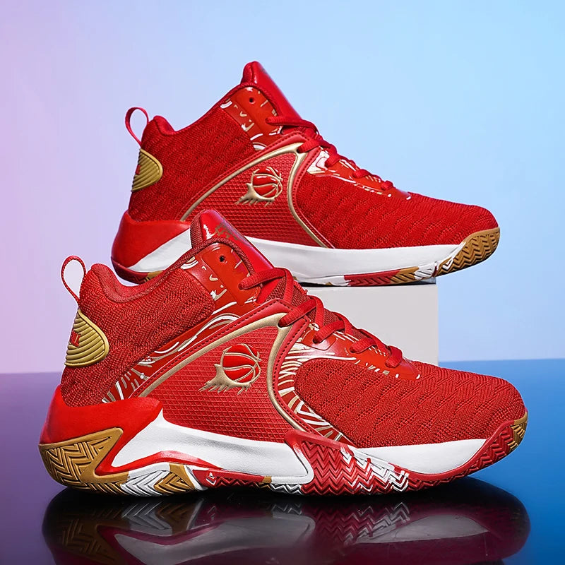 New Men's Basketball Shoes Cushion Anti Slip Sports Shoes Fitness Training Shoes Male Basketball Boots Tenis Sneakers Size 39-48