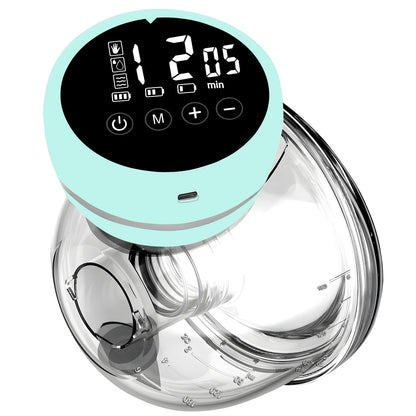 1PCS New Wearable Electric Breast Pumps Portable Hands Free Breast Pump Silent Comfort Breast Milk Extractor Collector