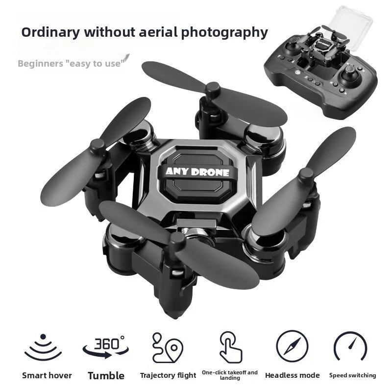 Mini Folding Drone, Remote-Controlled Aircraft, Aerial Photography Quadcopter, Toy, Small, Shockproof Helicopter