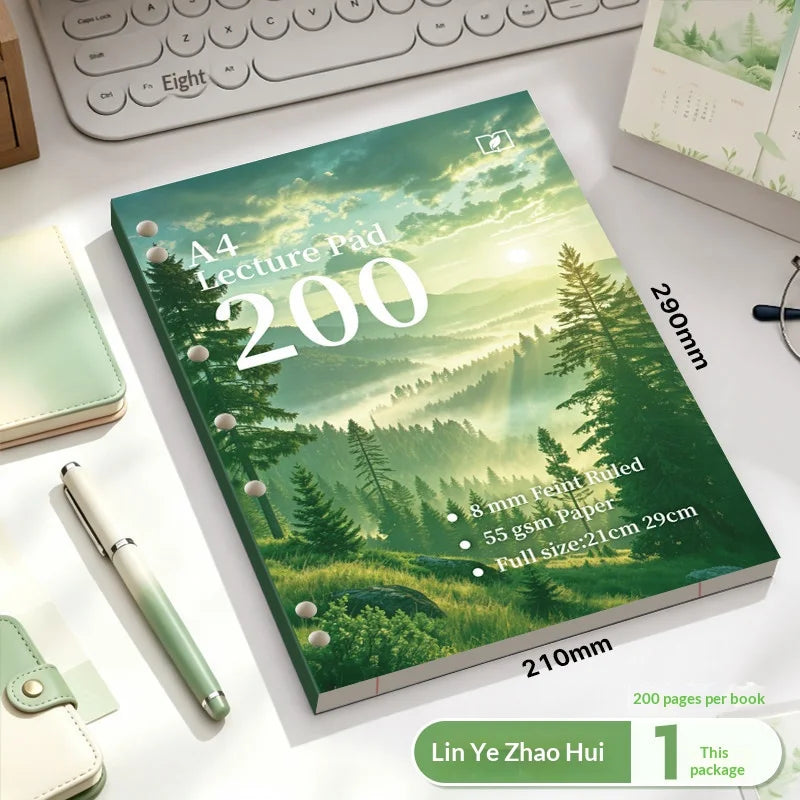 American Style Lined Thick Notebook Aesthetic Journal Back To School for Student College Office Note‑Taking Diary Writing
