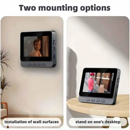 Smart WiFi 2.4G Wireless Doorbells Video Intercom Camera Inteligente Night Vision 4.3inch HD Screen For Security Home Apartment