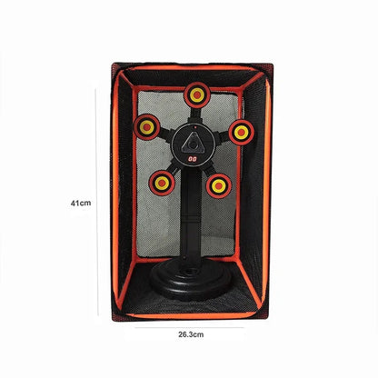 BB-Nerf Guns Suto Reset Electric Shooting Target Sccessories Sound Light Shooting Game Toys High Precision Scoring