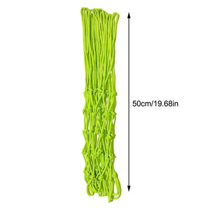 Nightlight Basketball Net Nylon Glowing Basketball Hoop Rim Net 50CM 12 Loops Standard Size Glowing Basketball Net