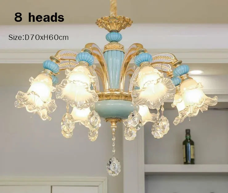 Dining Room Chandelier Light Modern Lighting Bedroom Crystal Lamp Living Lights Nordic Decoration Lamps Home
