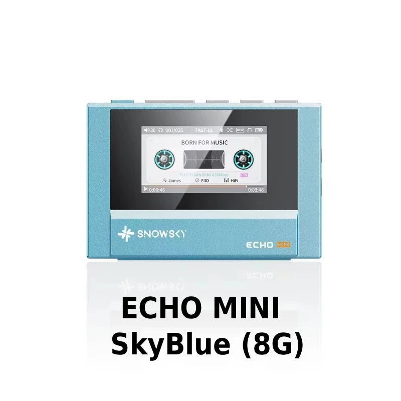 FiiO SnowSky Echo Mini HiFi Bluetooth MP3 Player Pure Music Walkman with 15 Hours Playback 3.5mm & 4.4mm Headphone Output