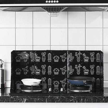 Nonstick 3 Sided Splatter Guard Splatter Guard for Frying Stove Top Metal Splatter Screens for Fine Mesh Oil Splash Guard
