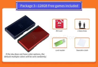 Original Used Ds Lite Console With Card And 16Gb Memory Suitable For Nntendo Dsl Palm