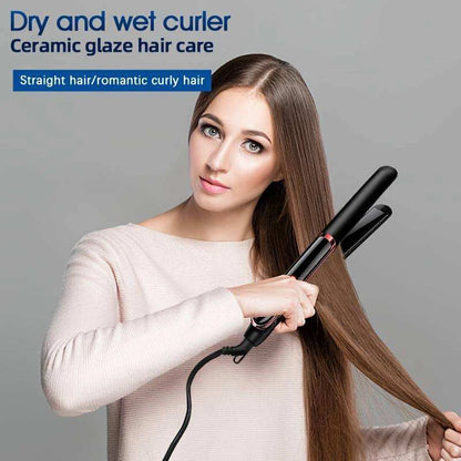 Professional Hair Straightener Ceramic Fast Heat-Up Negative Ion Electric Hair Flat Iron Lcd Display Hair Straightener