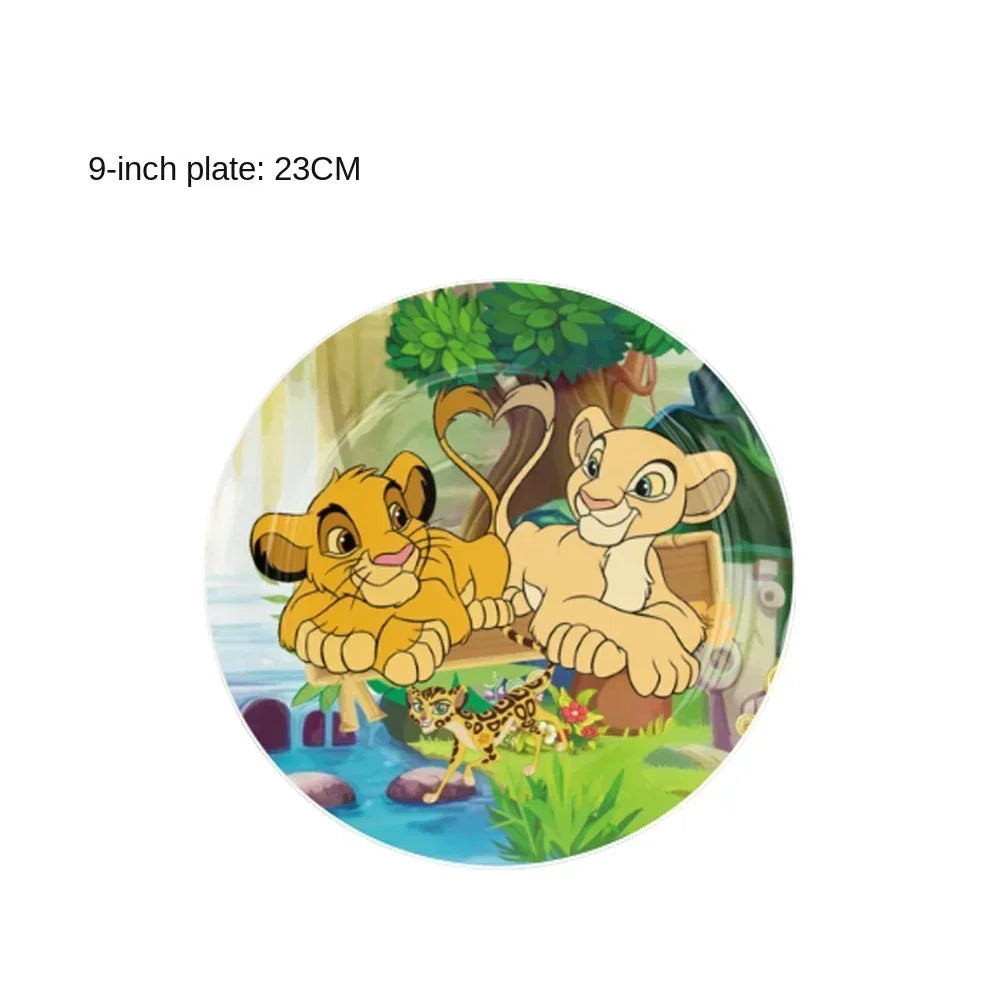 Lions Thme Boy Birthday Party Decorative Supplies Paper Cup Plates Napkin Caketopper Balloon For  Baby Shower Parties Decoration