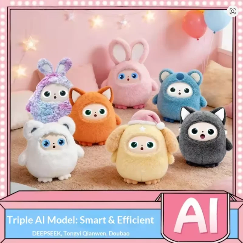 AI Intelligent Interactive Plush Doll Toy Voice Talking Chat Kids Early Educational Robot Electronic Pet Gift for Boys Girls