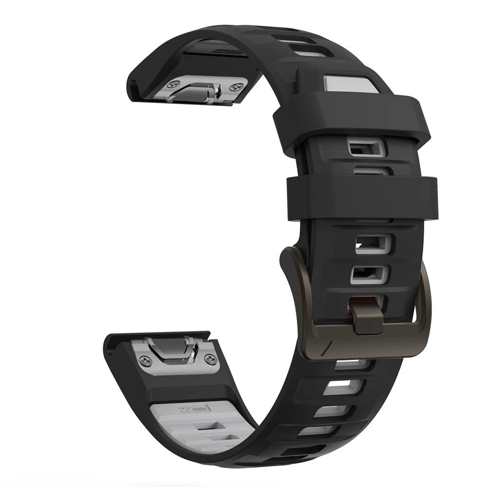 26/22/20mm QuickFit Silicone Watch Band for Garmin Fenix 9 8 Durable Breathable Sport Replacement Strap for Garmin Fenix 9 8 Pro