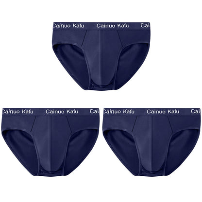 1/3Pcs Men's Briefs Men Bulge Pouch Plus Size Underwear Boy Comfortable Underpants Male Thin Breathable Triangle Sexy Panties