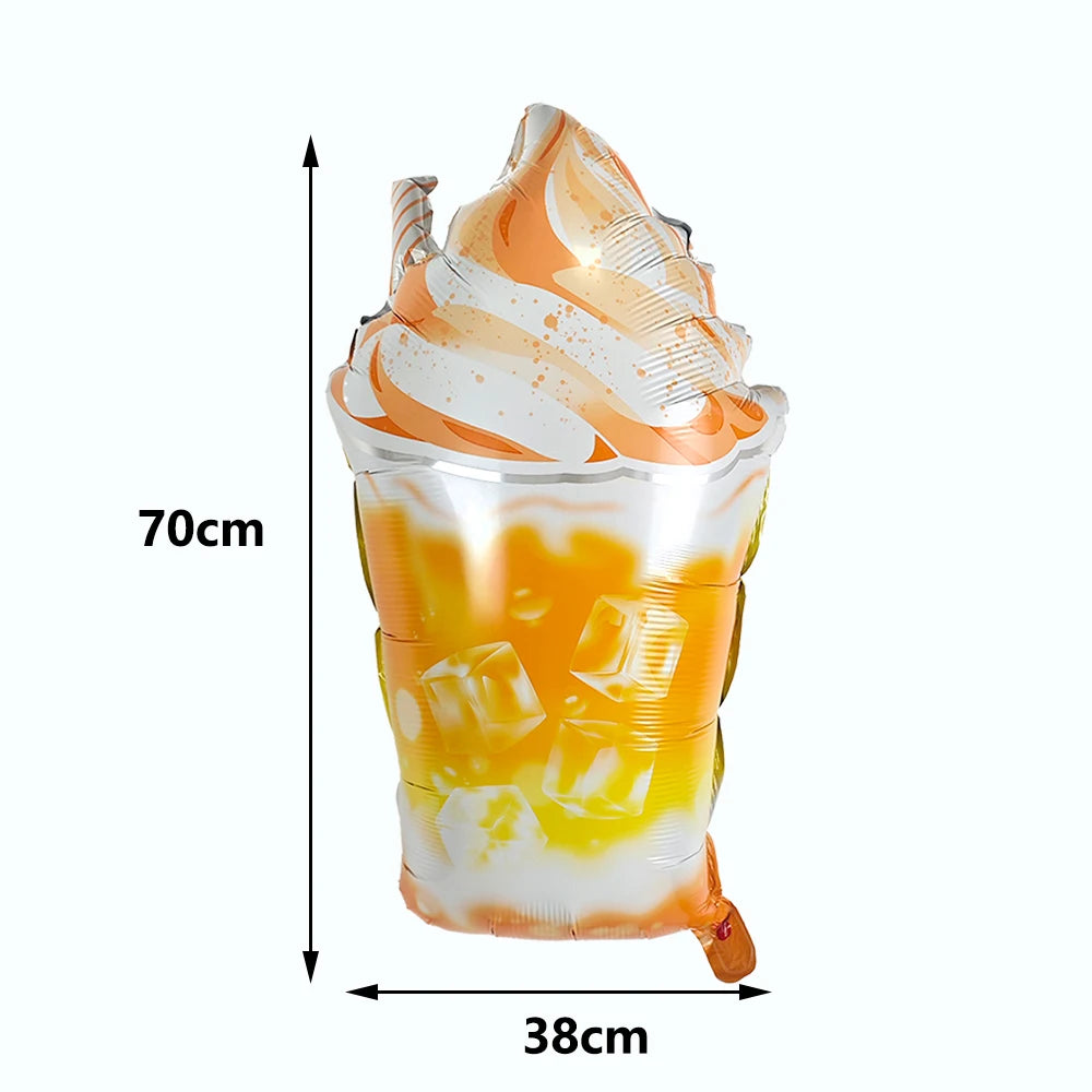 Ice Cream Balloons Sweet Candy Balloon Ice Cream Shaped Balloons for Summer Beach Birthday Baby Shower Party Decoration