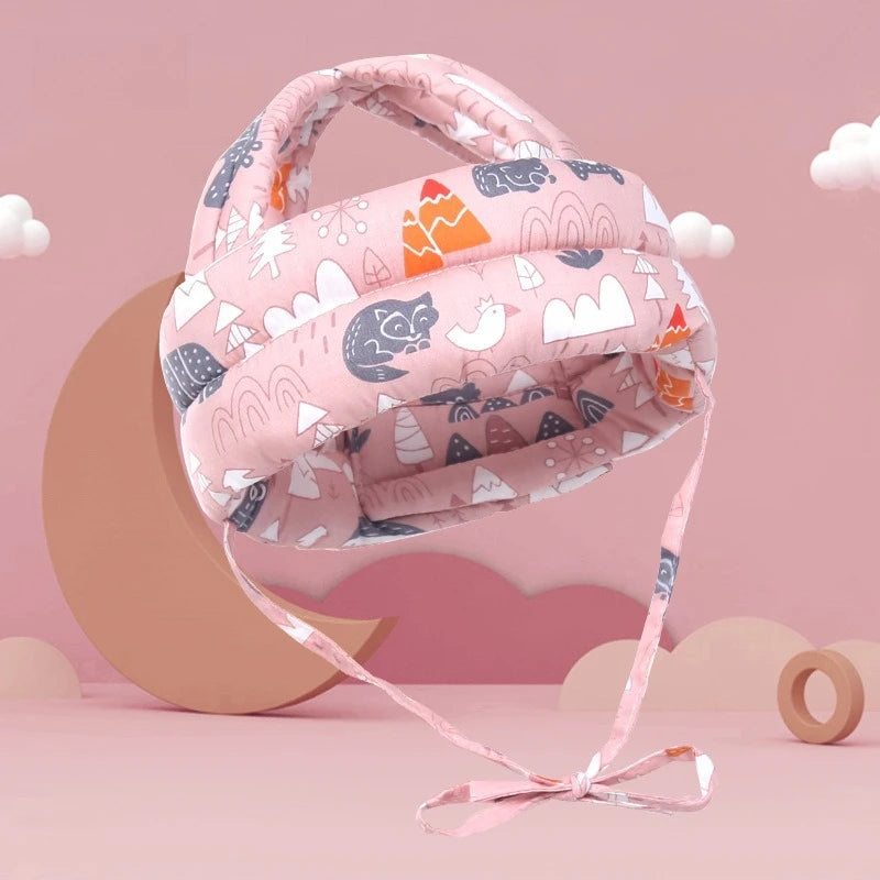 Baby Head Protection Hat for Learning To Walk Breathable Washable Toddler Safety Helmet Anti Fall Impact Soft Cap Baby Pillow