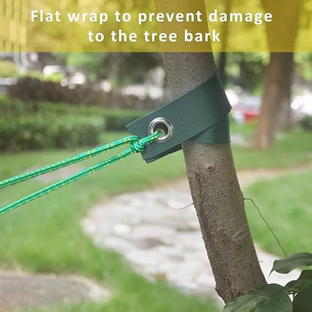 1SET Tree Stake Kits, Tree Stakes and Supports Kits for Young Trees Against Bad Weafor Newly Planted Tree Strap Garden Accessori
