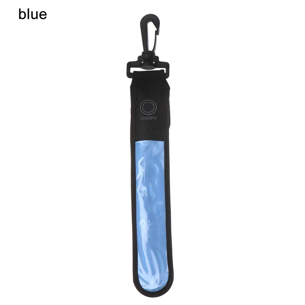 LED Glowing Luminous Reflective Backpack Hanging Light  Night Running Safety Alert Wristband Outdoor Sport Armband Light
