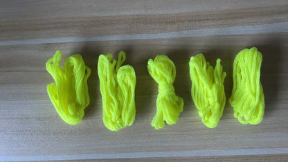 String Rope Glow in The Dark String Rope Launcher Luminous Portable Handheld String Stress Relief Toy For Kids Party Gift