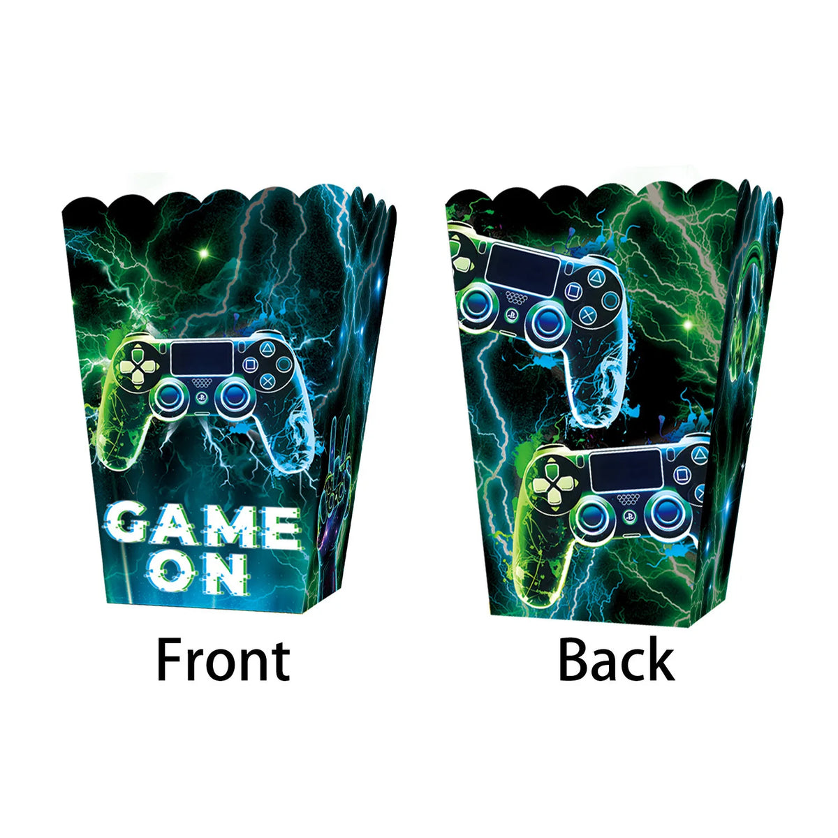 Happy Video Game Themed Birthday Party Decorations Set Tableware Plates Cups Cake Topper Gift Bags Banner Party Supplies Favors