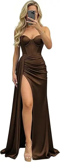 Sage Green Mermaid Prom Dresses Black Sweetheart Strapless Corset Formal Evening Party Gowns 2026 Graduation Dress Customized
