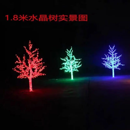 Cherry Blossom LED Christmas Tree Lights 480/576pcs Set 1.5m/5ft Height Indoor And Outdoor Decorative Lighting