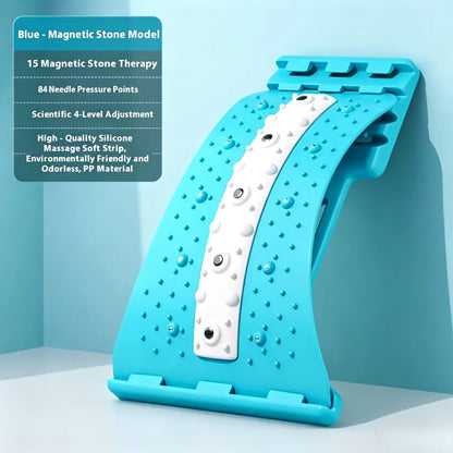 Back Stretcher Adjustable Height Massager for Waist Neck Fitness Lumbar Cervical Spine Cervical Spine Support Massager Equipment