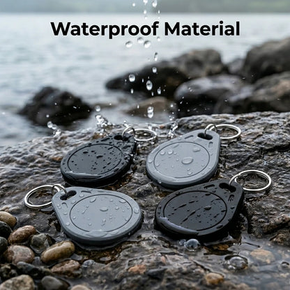 NTAG215 NFC KeyFob Waterproof Rewritable Keychain 504 Bytes Compatible with Amiibo & Apple Shortcuts for iOS Android