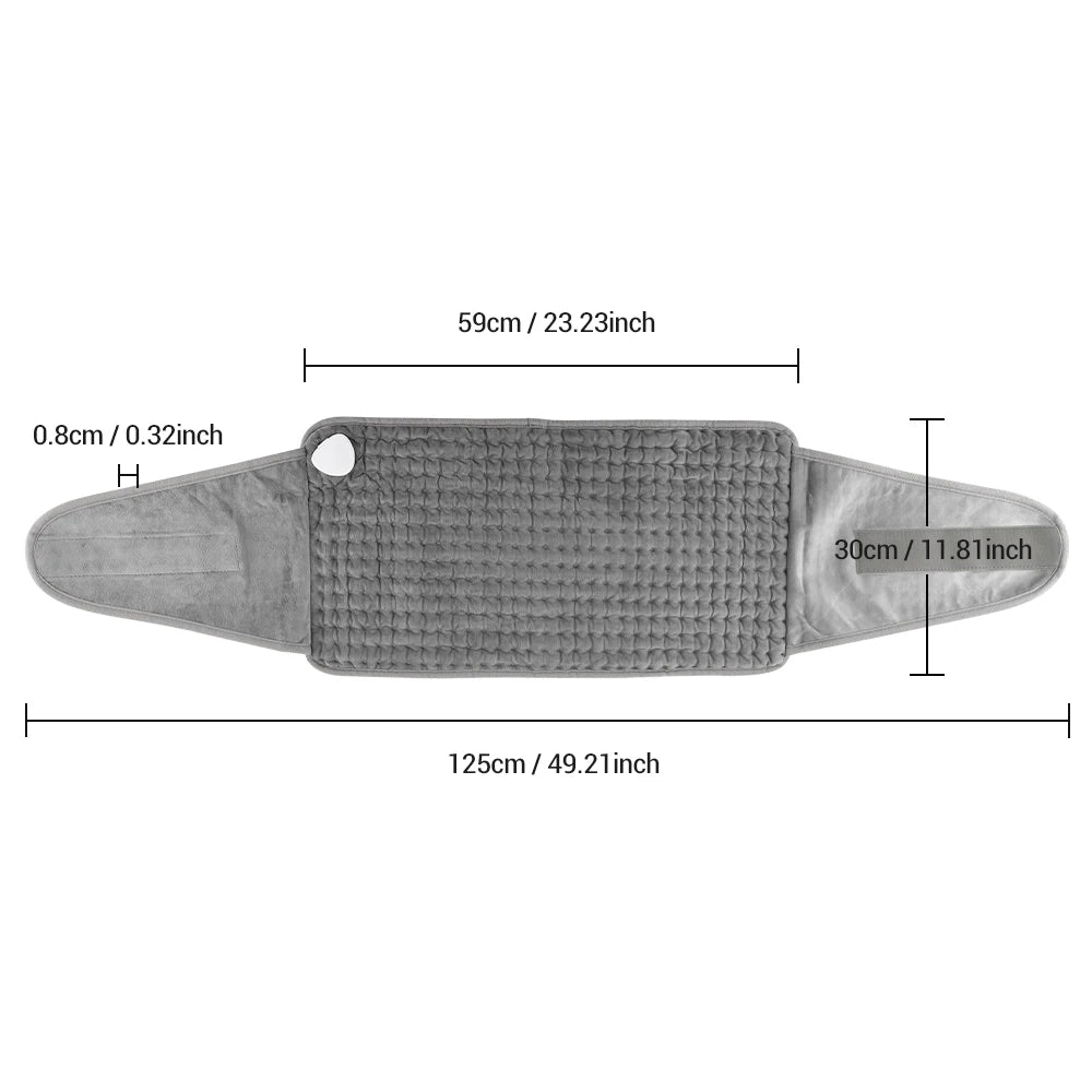 Electric Heating Pad Waist Heated Belt Multifunctional Thermal Blanket for Household Waist Lumbar Back Pad Belt Warmth Tool