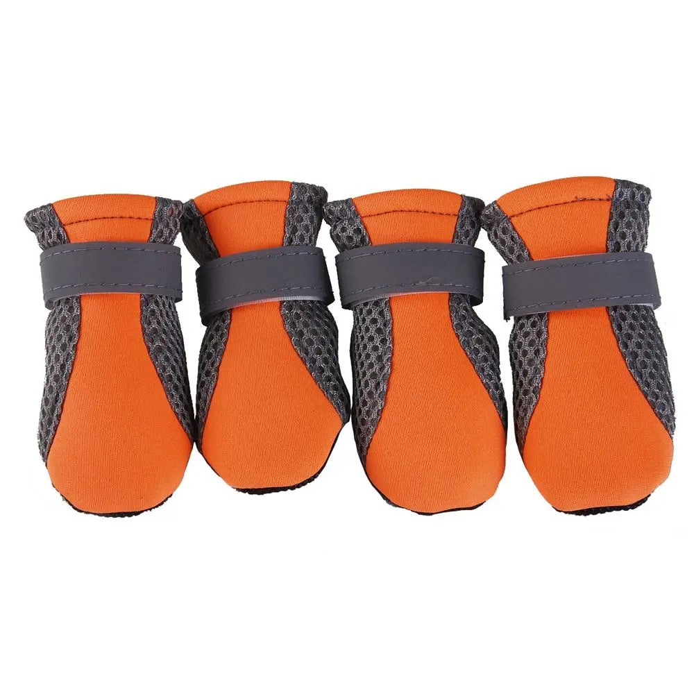 with Reflective Stripe for Small Large Dogs Hot Pavement Paw Protectors Pet Rain Boots Dog Boots Dog Shoes Pet Supplies